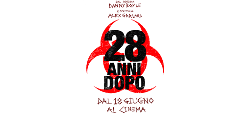 Nell'immagine il logo del film 28 anni dopo