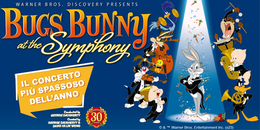 Nell'immagine Bugs Bunny e altri personaggi dei Looney Tunes