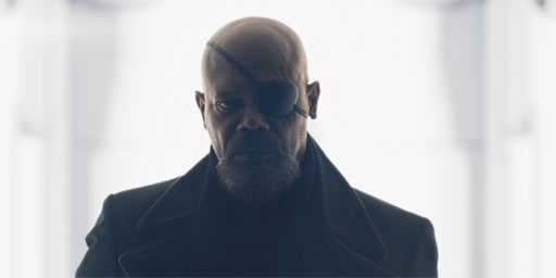 Samuel L Jackson interpreta Nick Fury