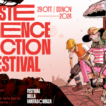 L'immagine futuristica è la locandina dell'evento del trieste sciencw fiction festival